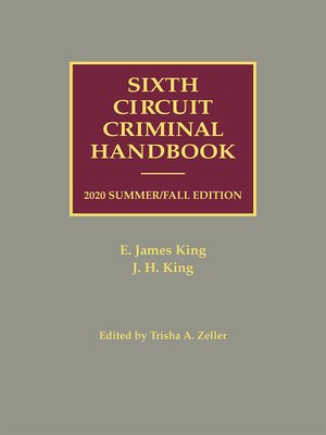 cover image of Sixth Circuit Criminal Handbook